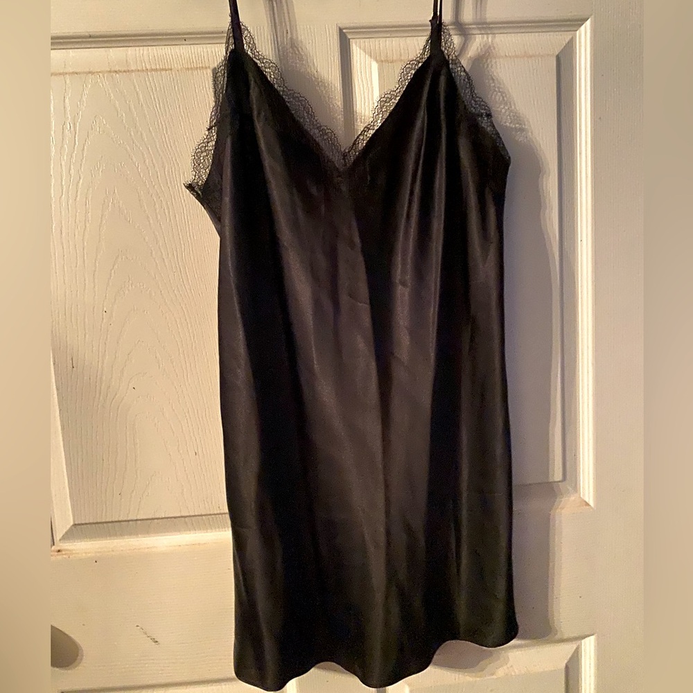 Victoria’s Secret Black Slip Dress Size Medium